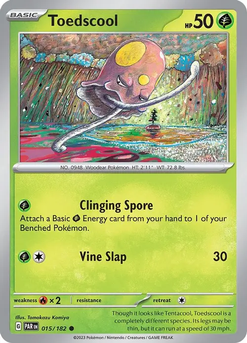 Toedscool - 015/182 card art
