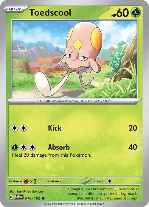 Toedscool - 016/182 card art