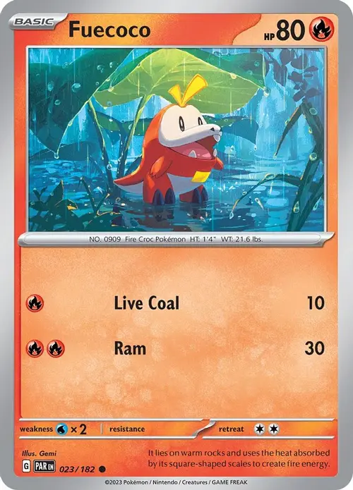 Fuecoco card art