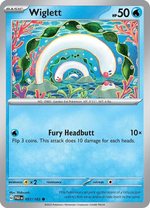 Wiglett - 051/182 card art
