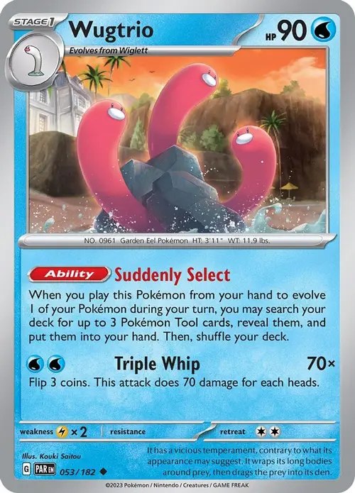 Wugtrio card art
