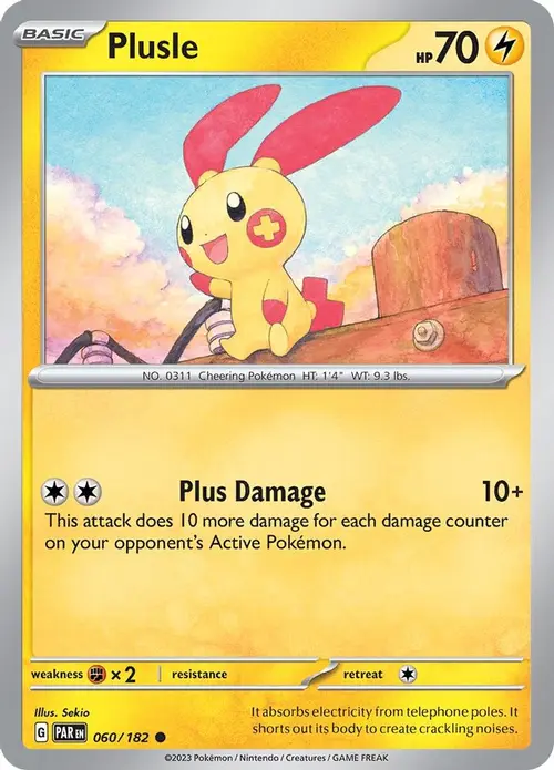 Plusle - 060/182 card art