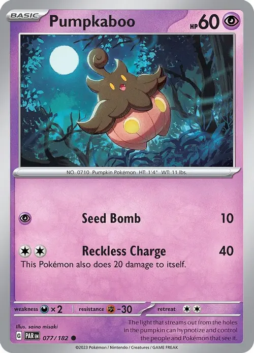 Pumpkaboo card art