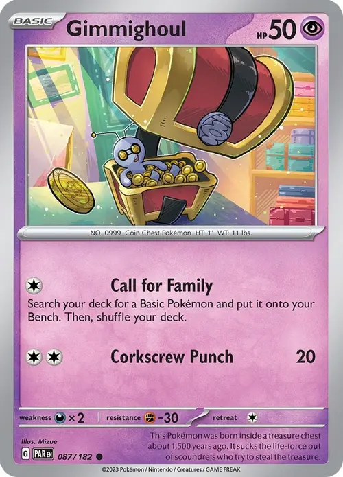 Gimmighoul - 087/182 card art