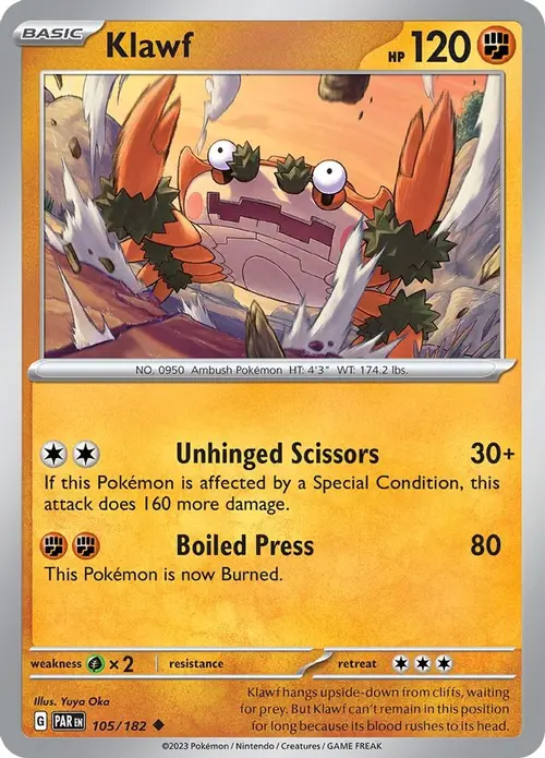 Klawf card art