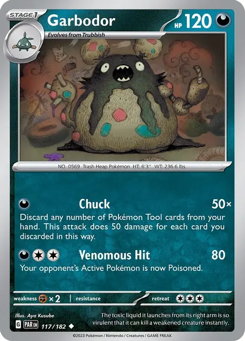 Garbodor - 117/182 card art