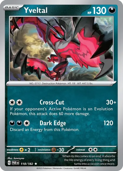 Yveltal - 118/182 card art