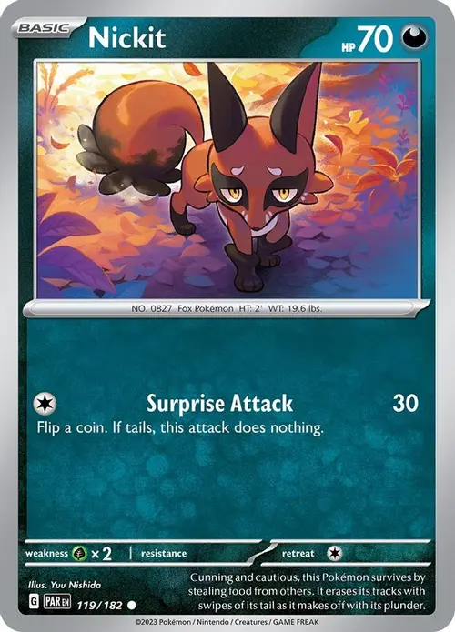 Nickit card art