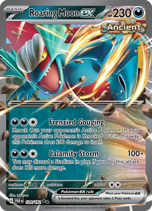 Roaring Moon ex card art
