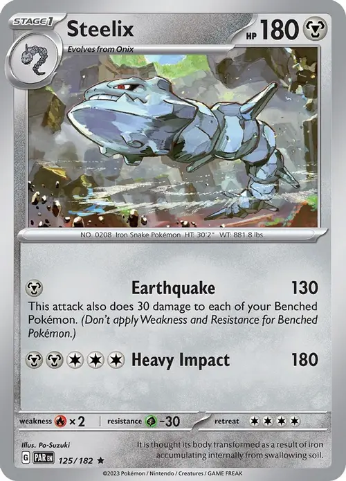 Steelix - 125/182 card art