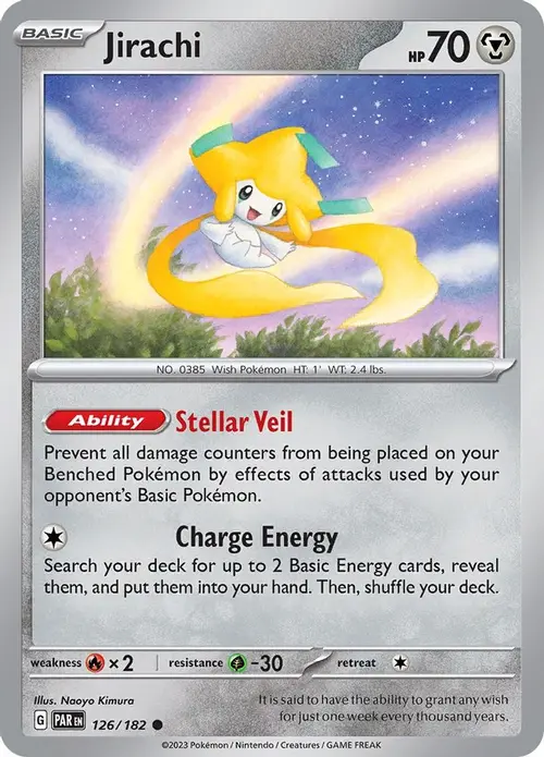 Jirachi card art