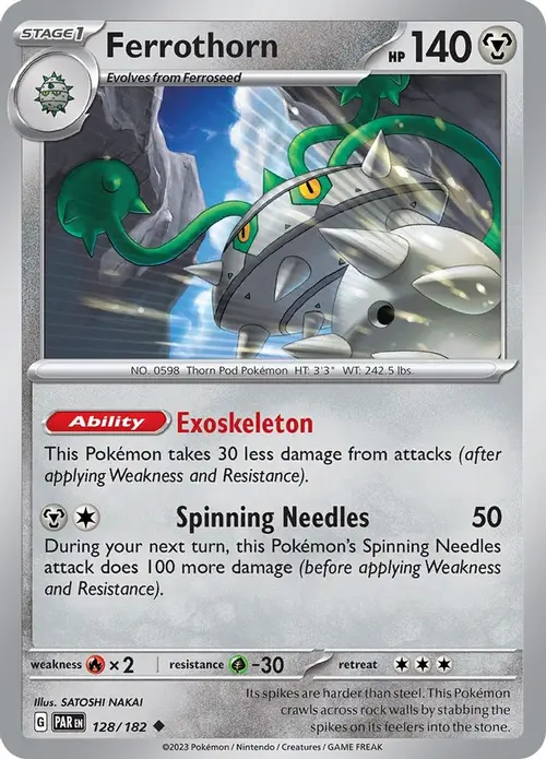 Ferrothorn - 128/182 card art