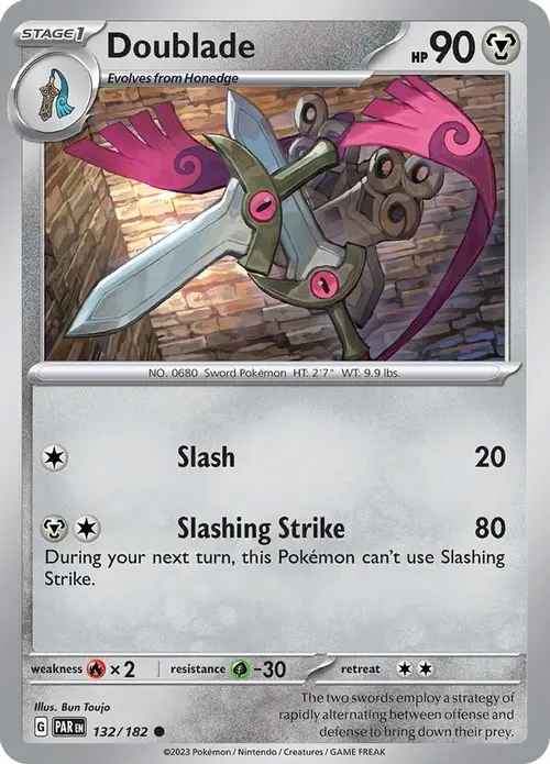 Doublade - 132/182 card art