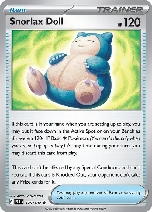Snorlax Doll card art