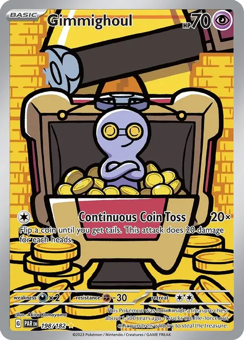 Gimmighoul - 198/182 card art