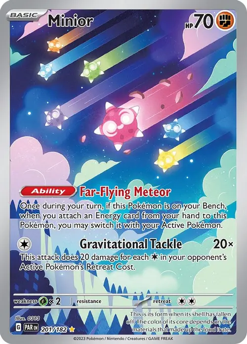 Minior - 201/182 card art