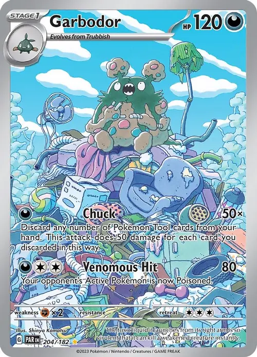 Garbodor - 204/182 card art