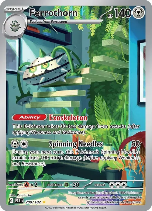 Ferrothorn - 209/182 card art