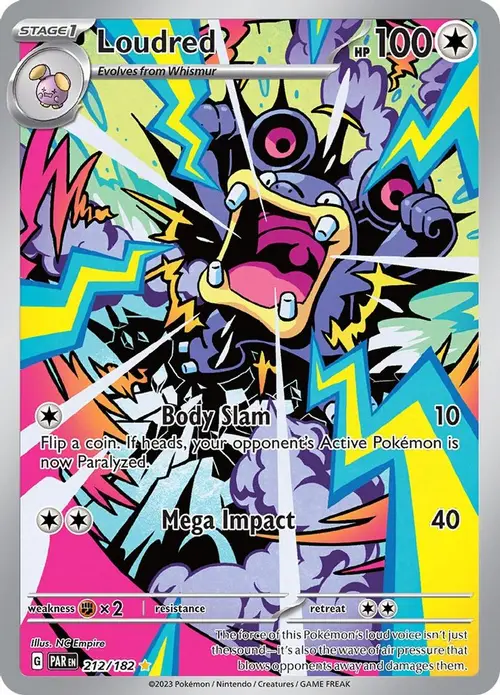 Loudred - 212/182 card art