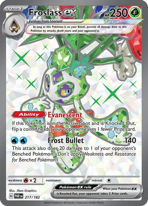 Froslass ex - 217/182 card art