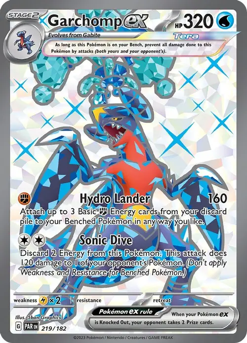 Garchomp ex - 219/182 card art