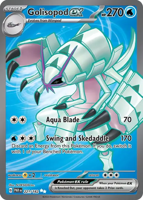 Golisopod ex - 221/182 card art