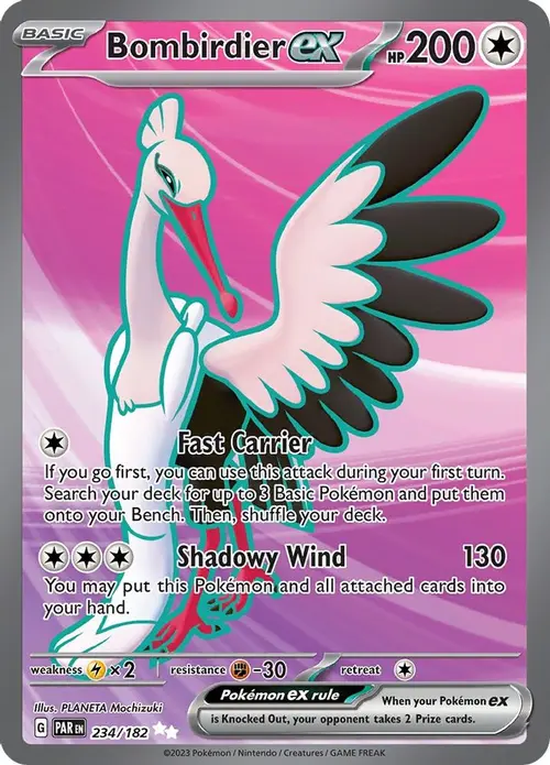Bombirdier ex - 234/182 card art
