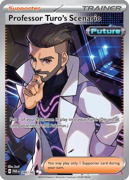 Professor Turo's Scenario - 240/182 card art