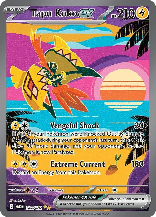 Tapu Koko ex - 247/182 card art
