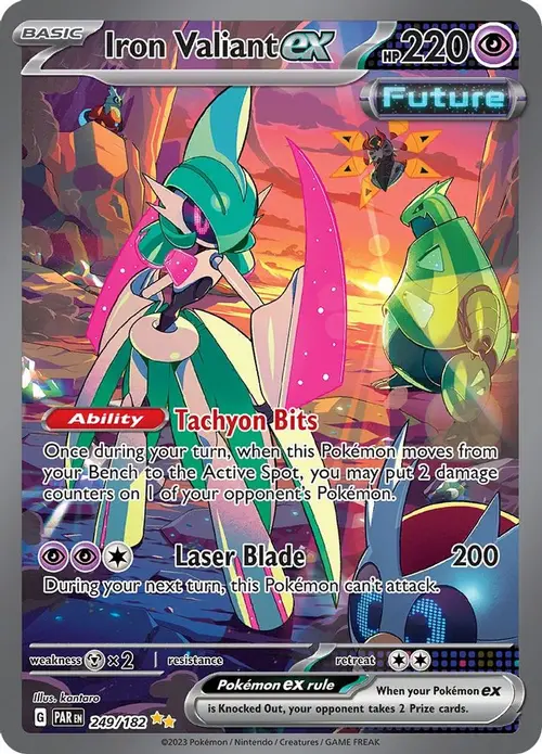 Iron Valiant ex - 249/182 card art
