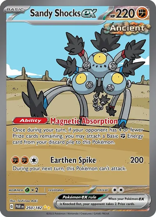 Sandy Shocks ex - 250/182 card art