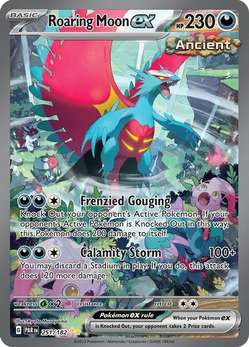 Roaring Moon ex - 251/182 card art
