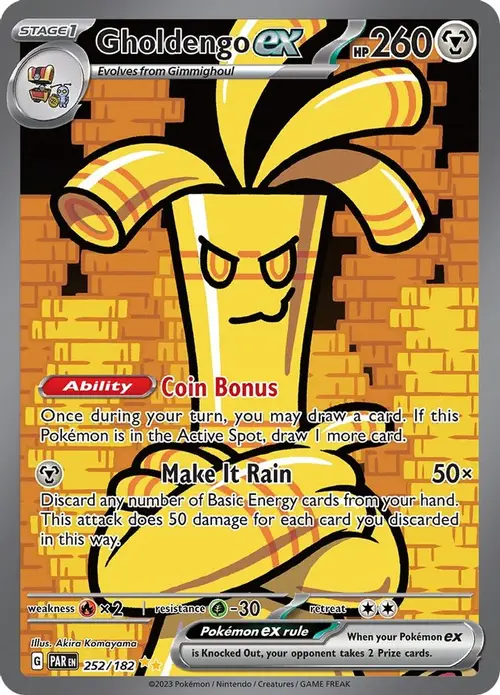 Gholdengo ex - 252/182 card art