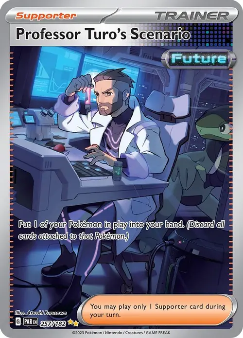 Professor Turo's Scenario - 257/182 card art