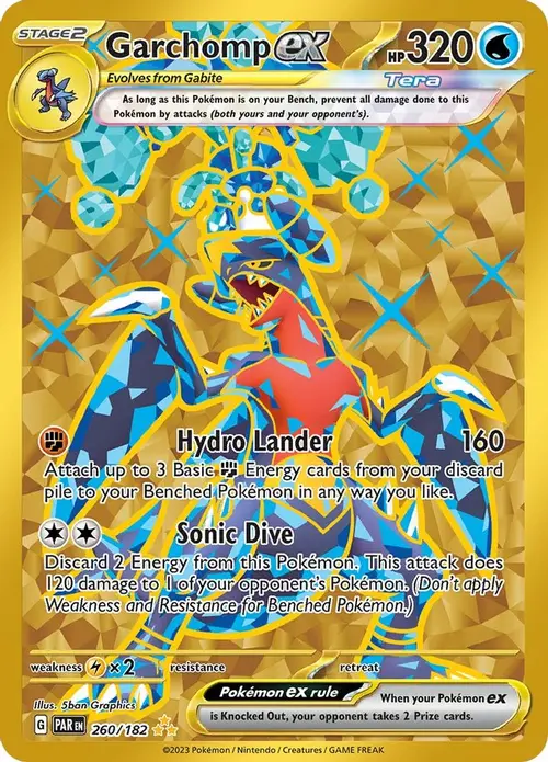 Garchomp ex - 260/182 card art