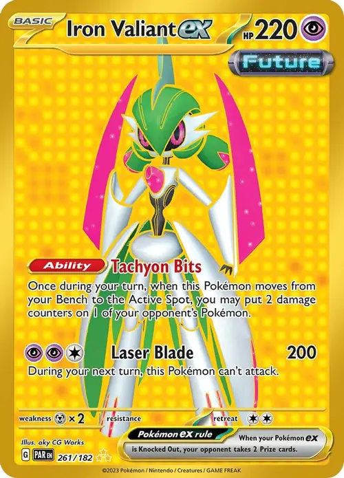 Iron Valiant ex - 261/182 card art