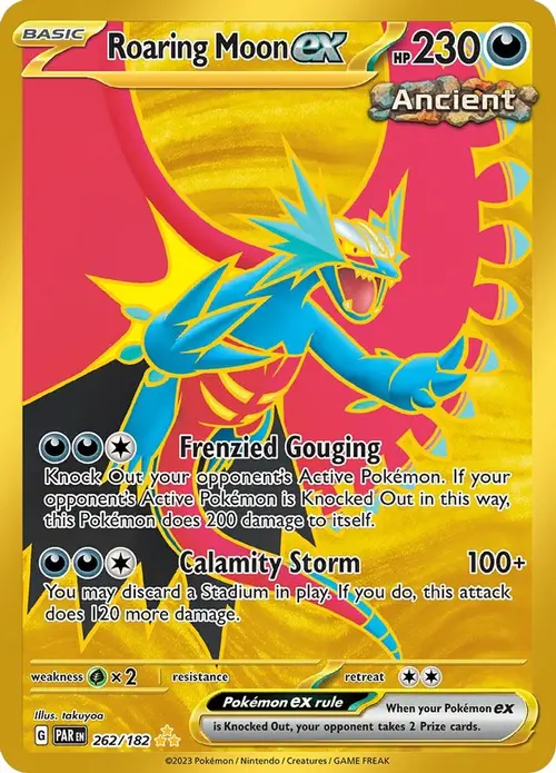 Roaring Moon ex - 262/182 card art