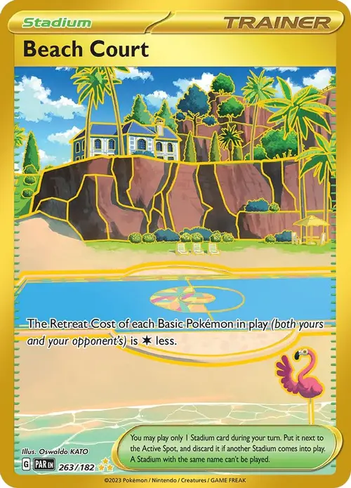 Beach Court - 263/182 card art