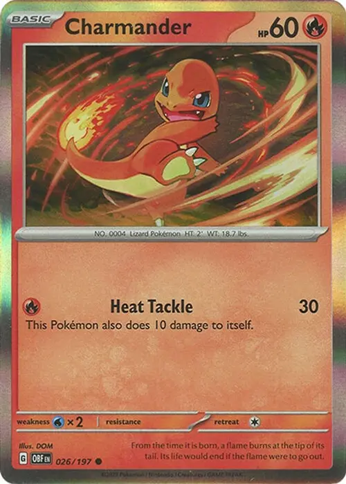 Charmander - 026/197 card art