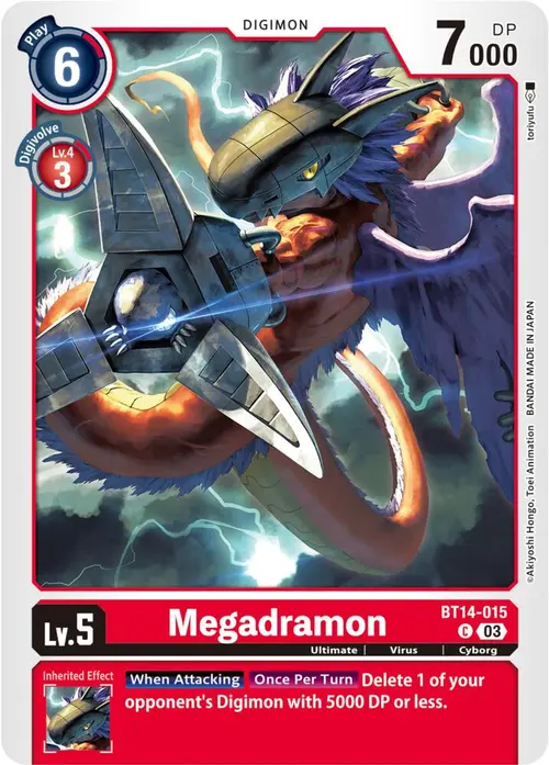 Megadramon card art