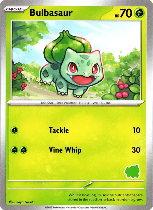 Bulbasaur card art