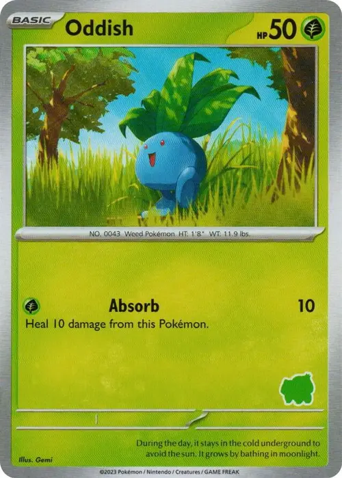 Oddish card art