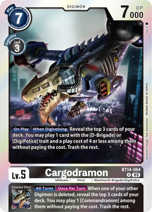 Cargodramon card art