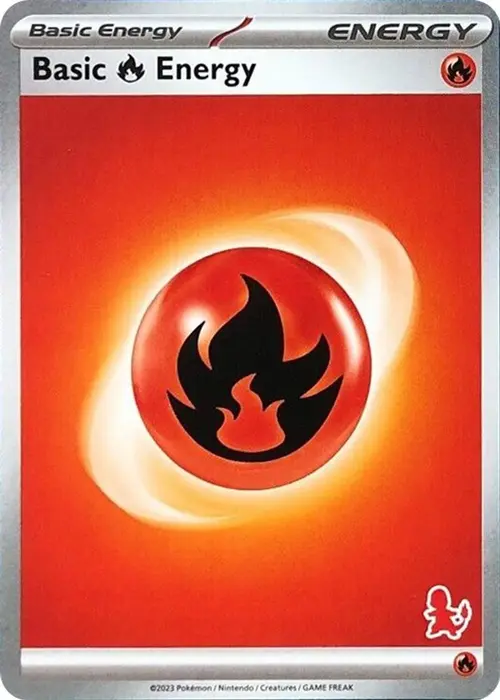 Basic Fire Energy card art