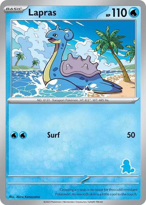 Lapras card art