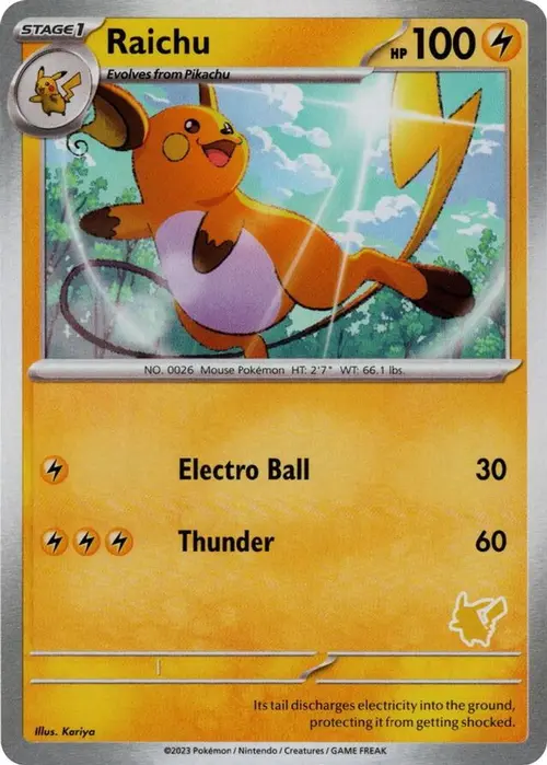 Raichu card art