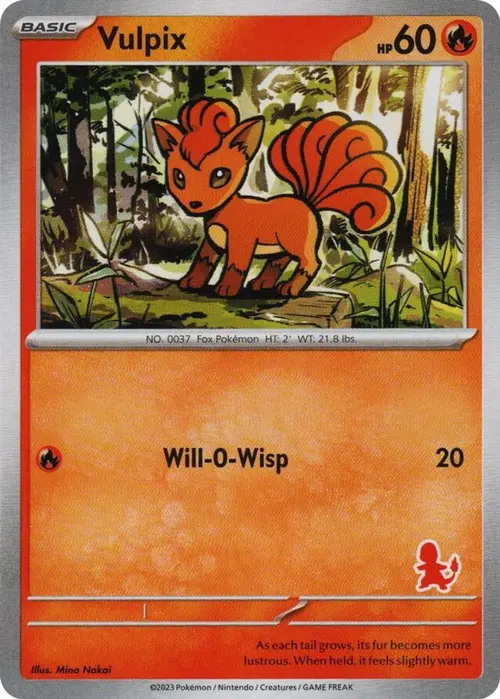 Vulpix card art