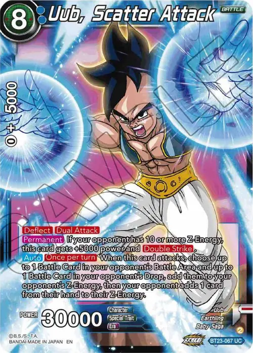 Uub, Scatter Attack card art