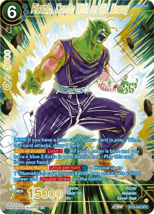 Piccolo, Combo With an Old Enemy (SPR) card art