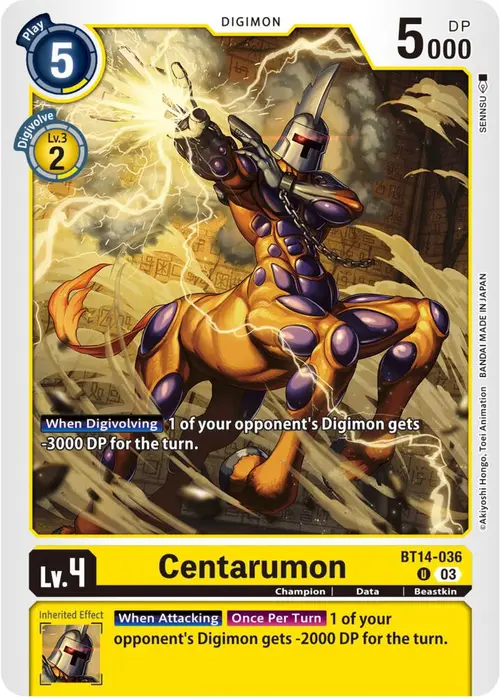 Centarumon card art